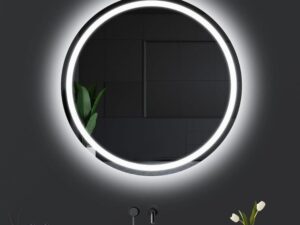 Round Triple light LED Mirror