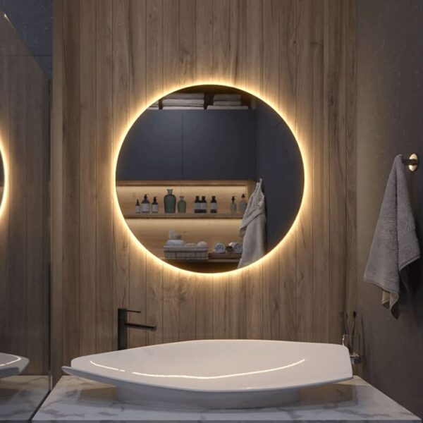 Round Backlight LED Mirror