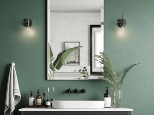 Rectangle Bevelled Plain Mirror