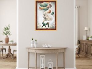 Crystal Resin Wall Art Rectangle 001 (16″ x 20″)