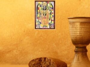 Crystal Resin Ram Lalla Wall Art Rectangle 002 (16″ x 20″)